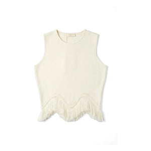 Ulla Johnson - Top Koa con borlas | Crudo