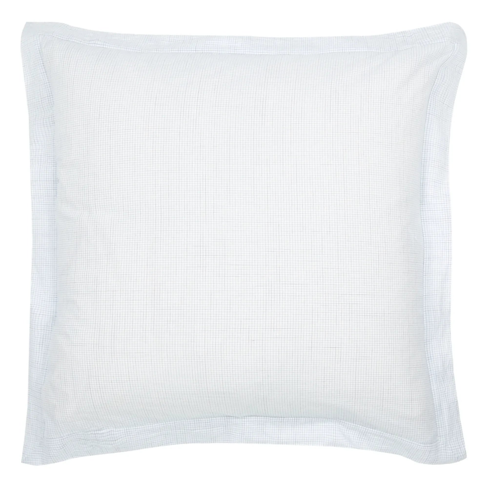 Scarlette Ateliers - Funda de almohada Paul de algodón tejida a mano - Juego de 2 | Azul claro