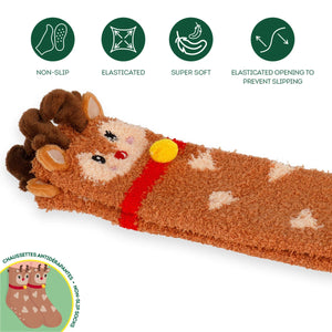 Legami - Calzas Antideslizantes para Niños Renos - ¡Una Concordancia Perfecta!