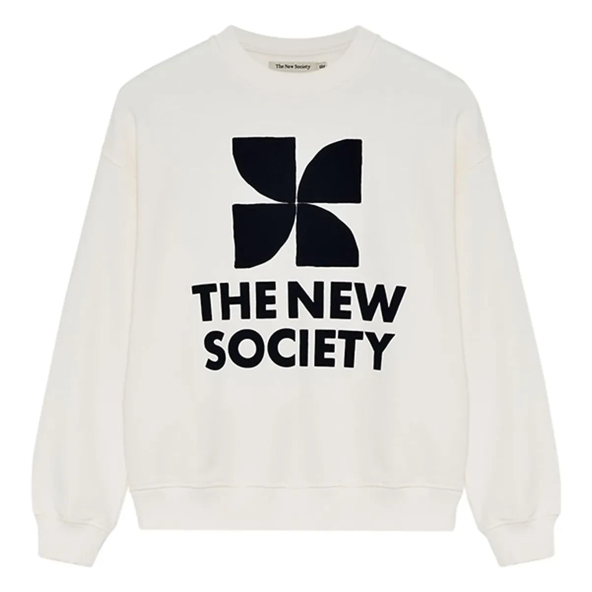 the new society - Sudadera de algodón | Blanco