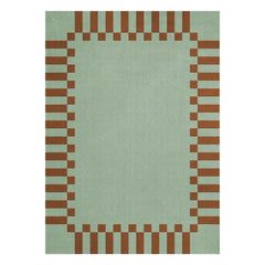 Layered - Alfombra de lana Teklan Frame, Tekla Evelina Severin | Pistacho