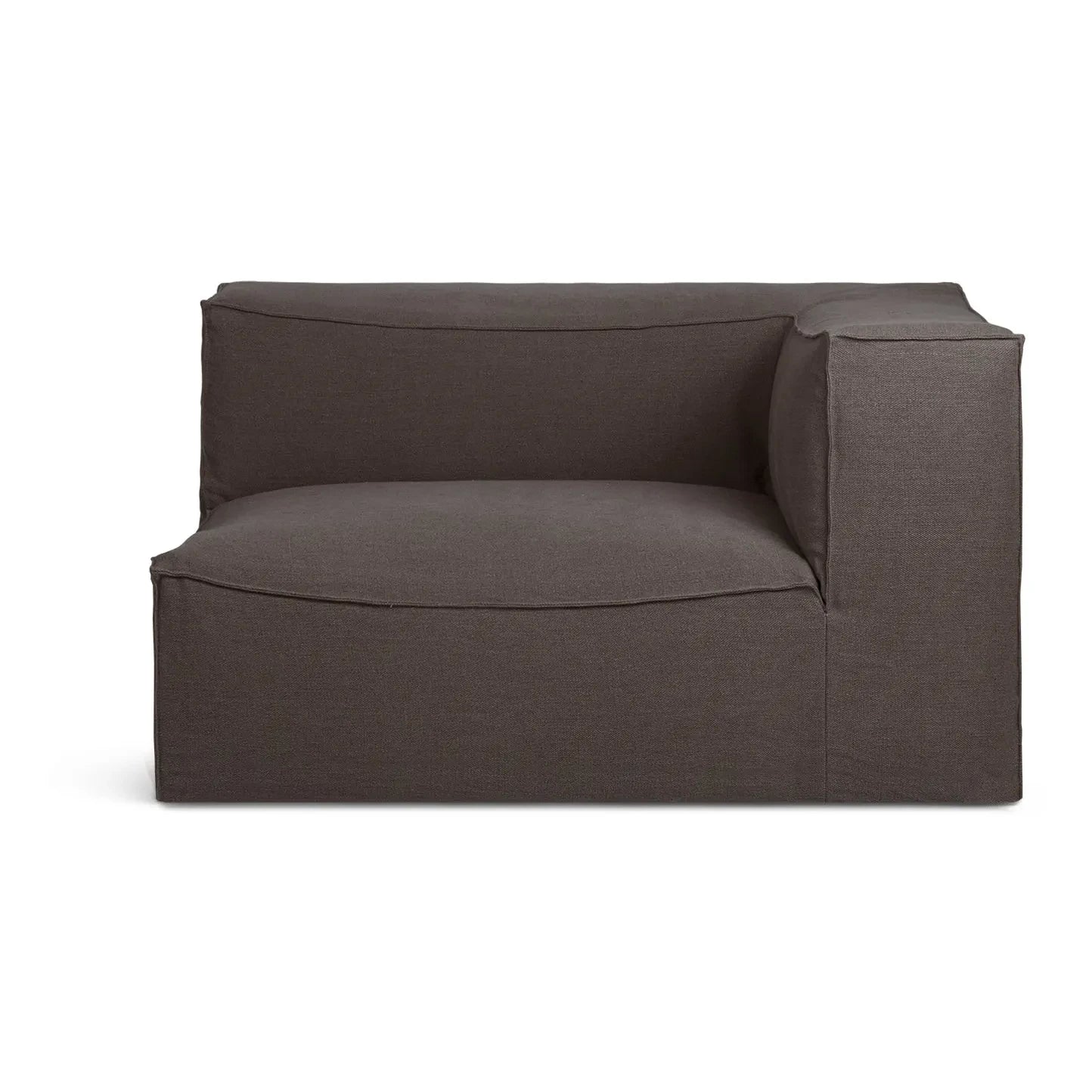 Ferm Living - Reposabrazos derecho Catena Sofa | Marrón