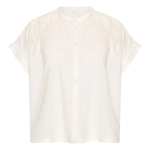 Blusa de algodón orgánico By Bar - Ally | Blanco