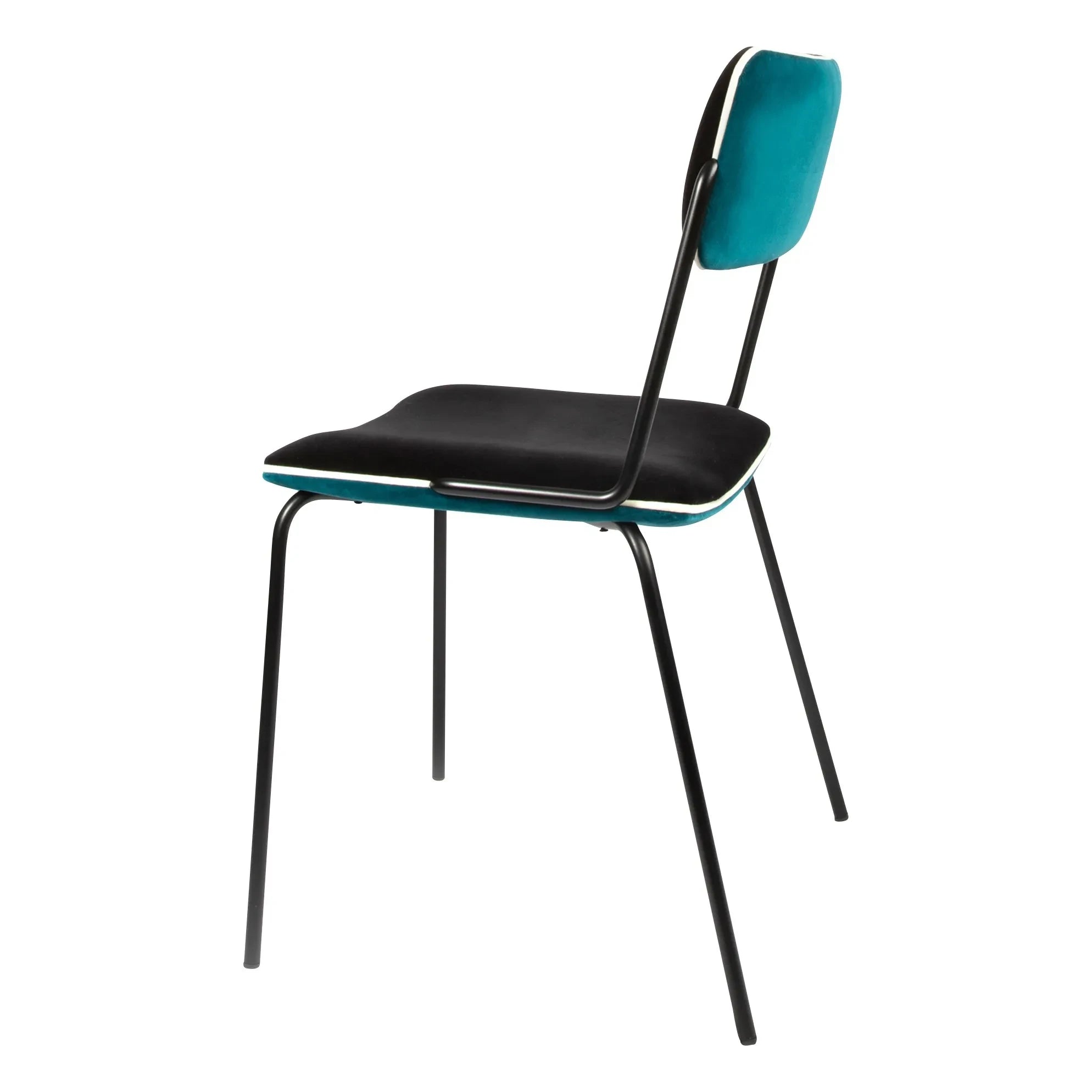 Maison Sarah Lavoine - Silla de terciopelo Double Jeu | Sarah Blue