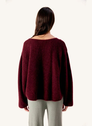 American Vintage - Vitow Alpaka Kazak | Garnet