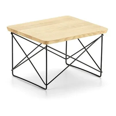 Vitra - Mesa auxiliar LTR - Base de epoxi - Charles & Ray Eames, 1950 | Roble
