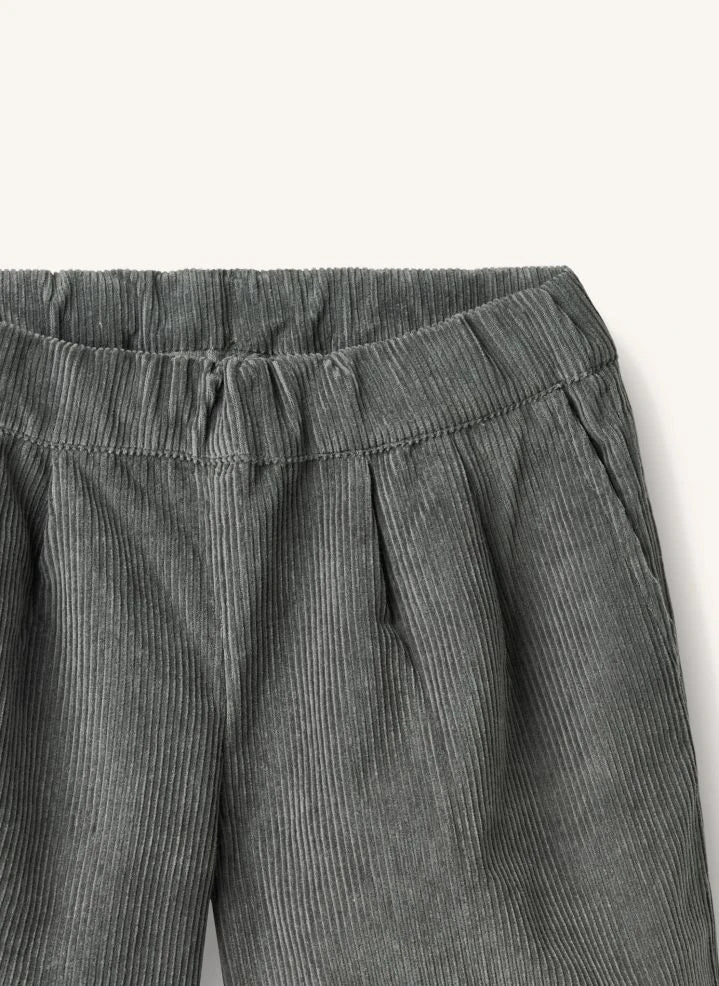 Wheat - Pantalón Juno de algodón orgánico | Gris jaspeado