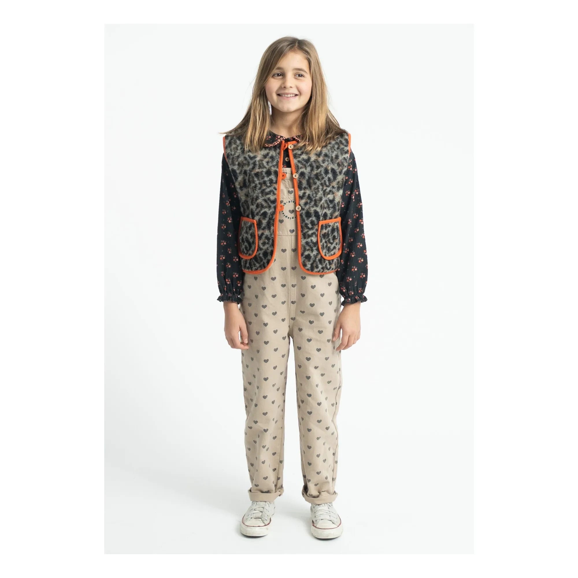 Piupiuchick - Blusa de Flores | Negro