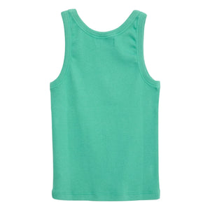 True Artist - Camiseta de tirantes acanalada n.º 20 | Verde