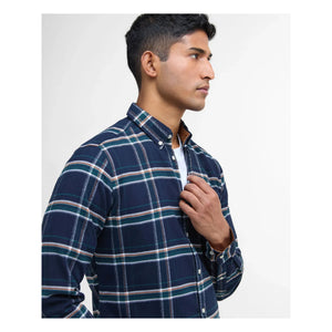 Barbour - Camisa a cuadros Ronan | Azul Petróleo