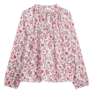 Louise Misha - Blusa Nicoliana de Algodón Orgánico | Rosa
