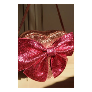 Konges Sløjd - Fiyonk Detaylı Payetli Çanta | Pembe