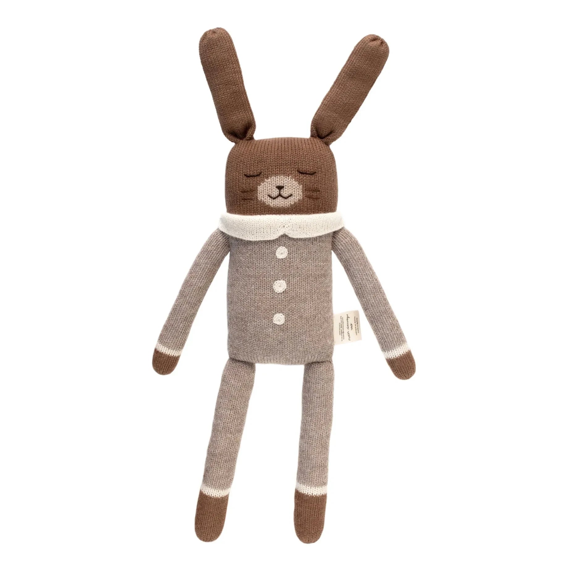 Main Sauvage - Peluche Grande Conejo con Pijama | Gris