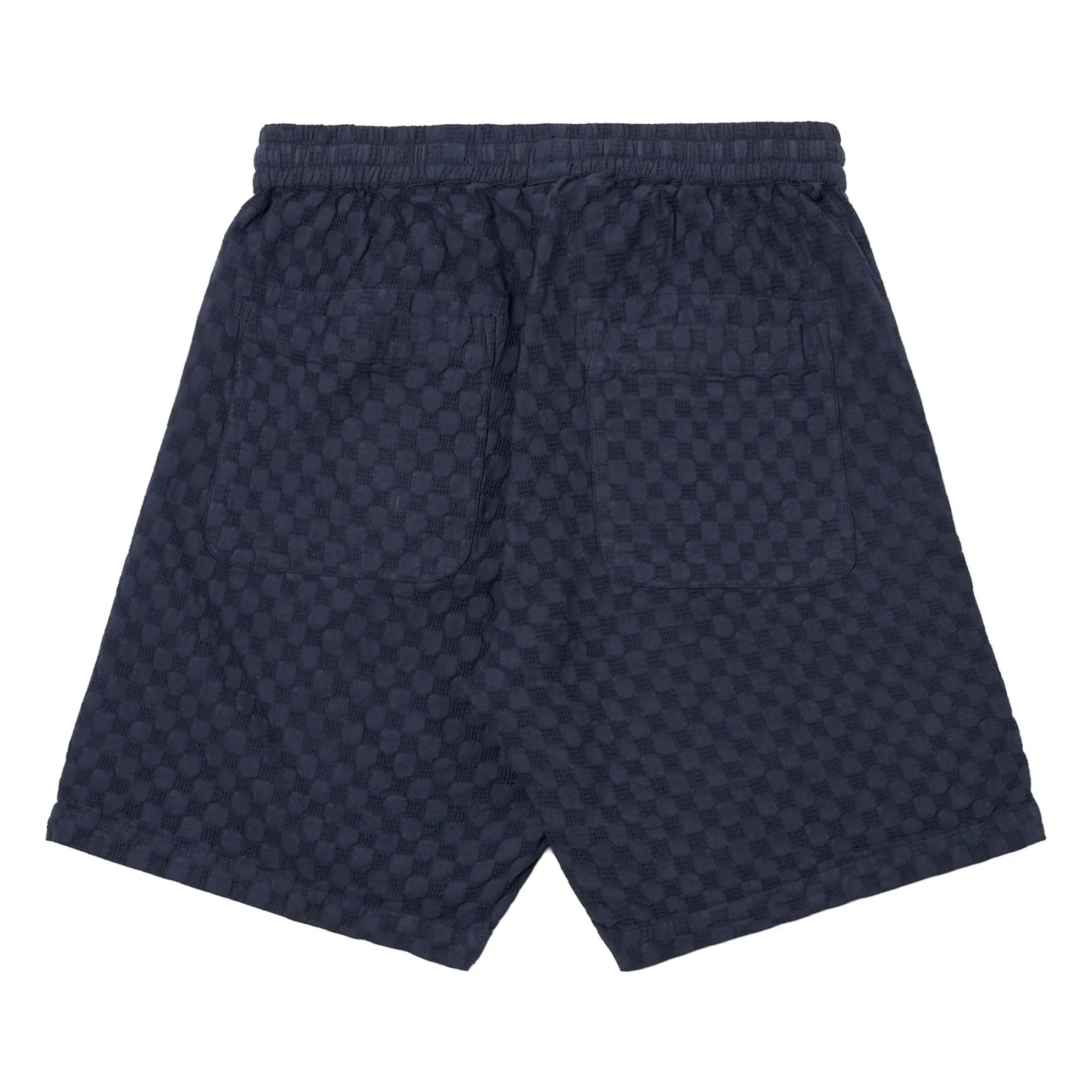 Universal Works - Short Point Waffle | Azul marino
