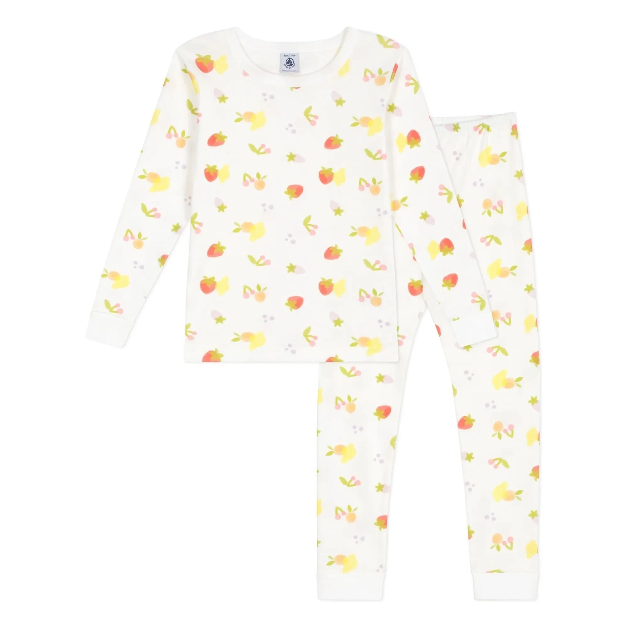 Petit Bateau - Pijama con estampado de frutas | Blanco