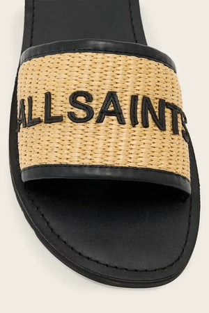 Sandalias deslizantes de piel Hoxton para mujer de AllSaints