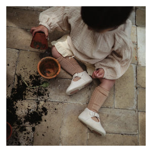 Petit Nord - Botas T-Bar | Crema