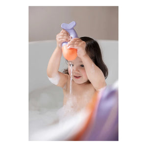 Quut - Juguete de baño Squeezi Whale | Lila