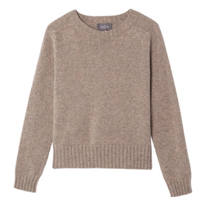 Bompard - Jersey de cachemir con cuello redondo y mangas martillo | Beige