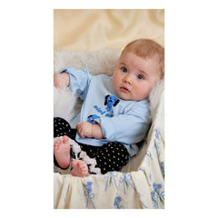 Mini Rodini - Leggings de guisantes de algodón orgánico | Negro
