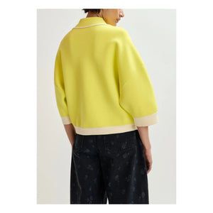 Essentiel Antwerp - Cárdigan Jugly | Amarillo limón