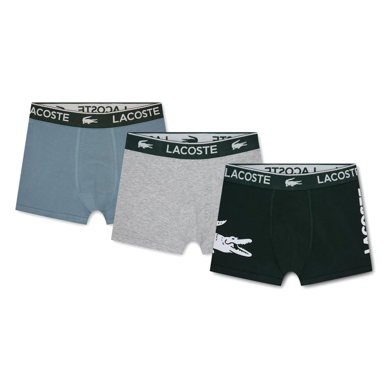 Lacoste - Pack de 3 boxers con logo | Gris