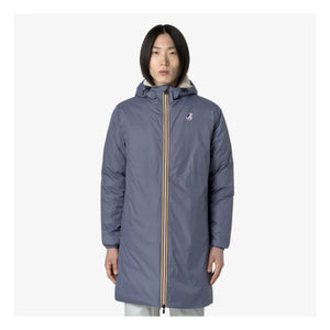 K-way - Le Vrai Eiffel Orsetto 3.0 Chaqueta acolchada impermeable | Gris azulado