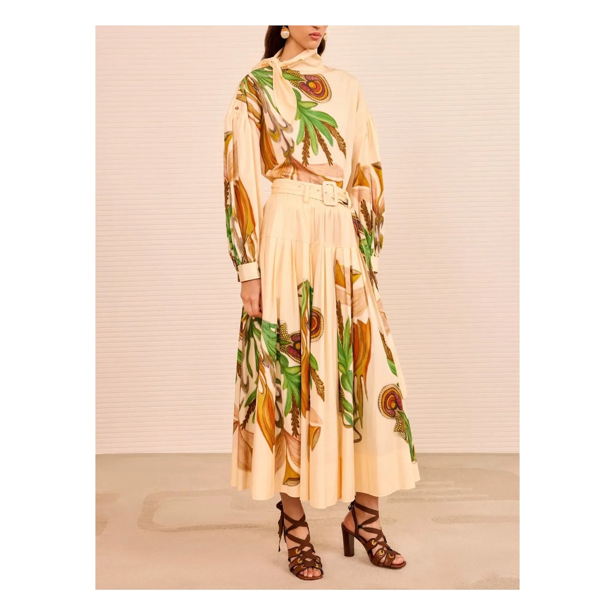 Ulla Johnson - Falda Filagree | Crema