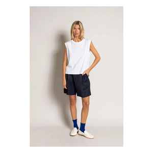 Smallable Mujer - Camiseta sin mangas de algodón orgánico Freja | Blanco