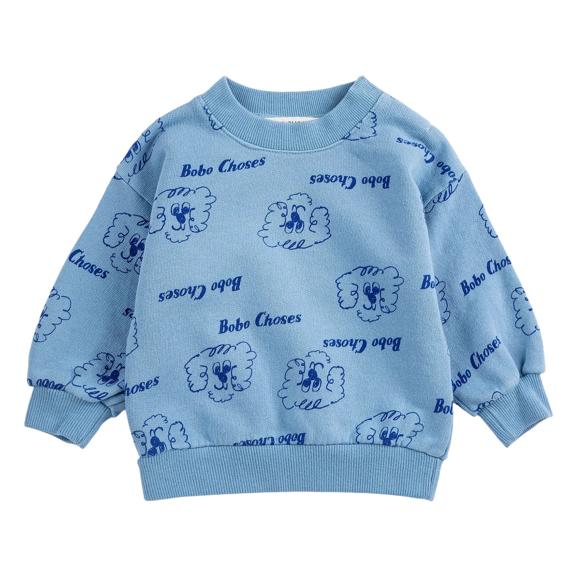 Bobo Choses - Sudadera orgánica de algodón con perros | Azul