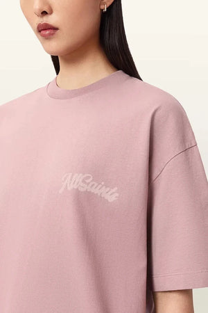 AllSaints Camiseta Oversize de Algodón para Mujer ODYSSEY ETTA TEE