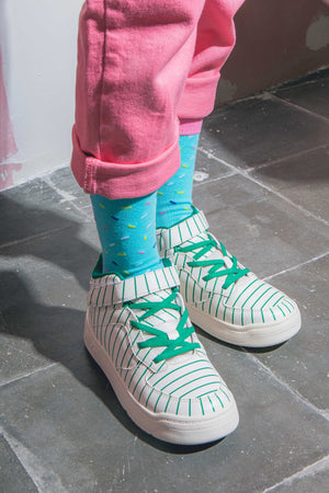 Eat My Socks - Calcetines Joe Donut Azul para Niños