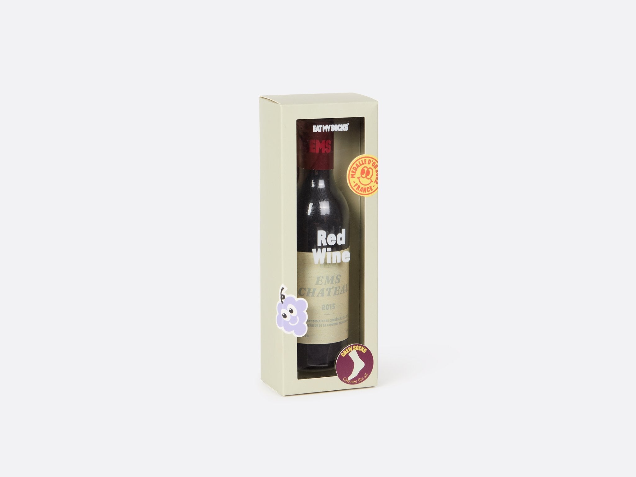 Eat My Socks - Calcetines de vino tinto para adultos