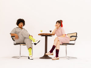 Eat My Socks - Calcetines de vino tinto para adultos