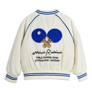 Mini Rodini - Chaqueta Ping Pong de Fibra Reciclada | Blanco