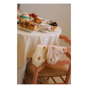 Studio Bohème - Pantalones polares de algodón orgánico Porgy Brioches | Amarillo claro