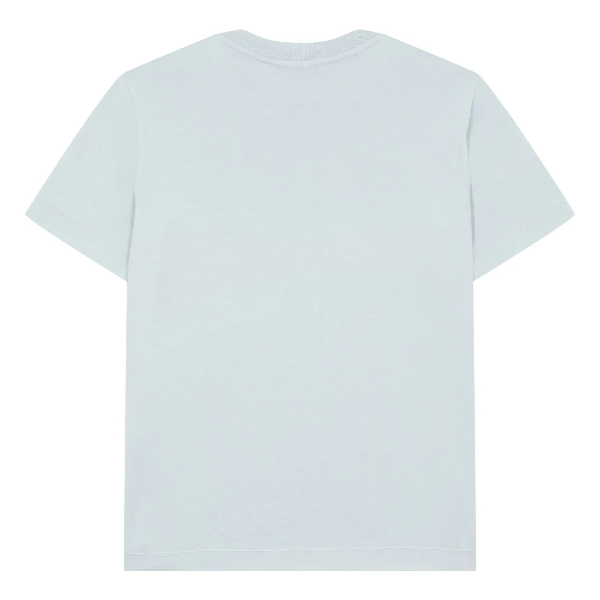 Stone Island - Camiseta con logo en el pecho | Azul claro