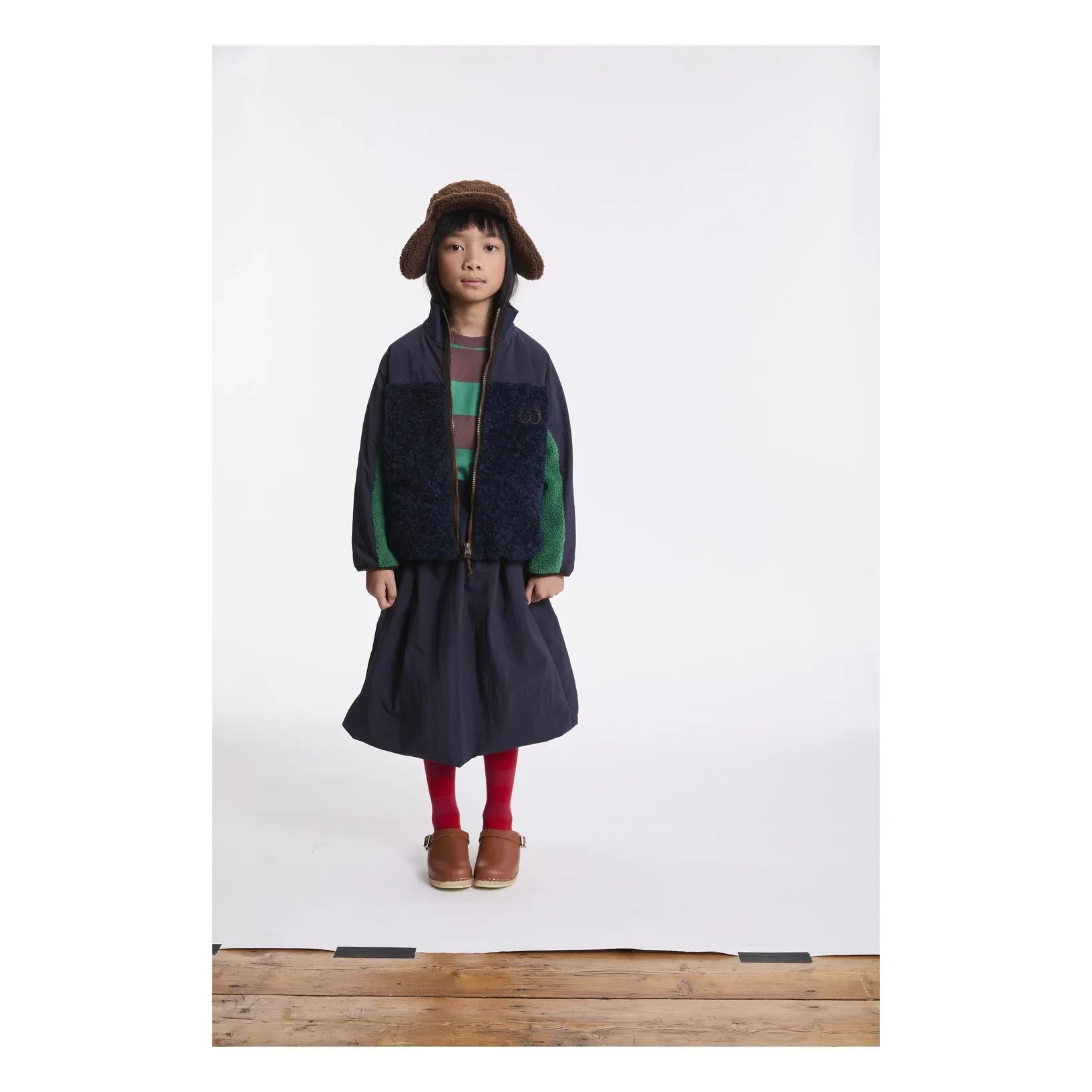 Wynken - Chaqueta Estilo Sherpa | Azul Marino