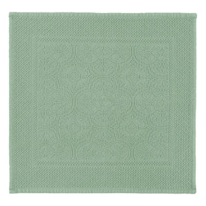 Haomy - Alfombra de baño Kymi | Verde almendra