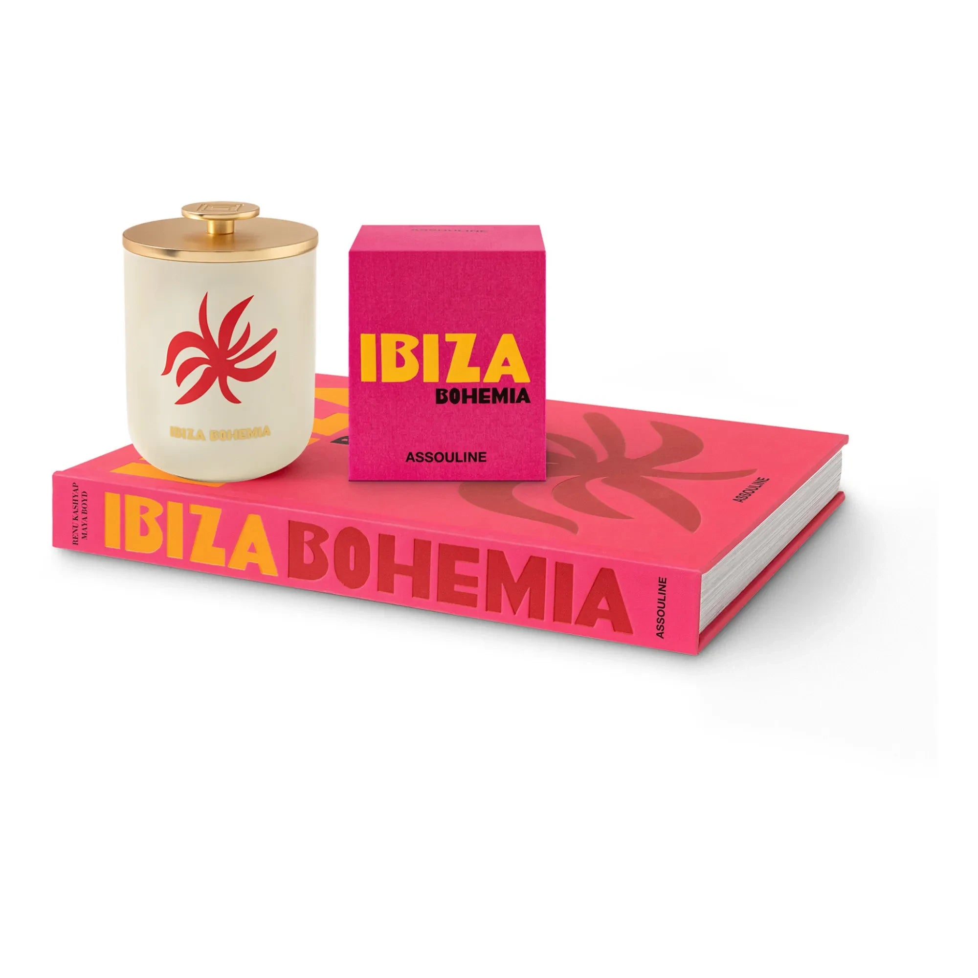 Assouline - Vela de cerámica Ibiza Bohemia | Rosa