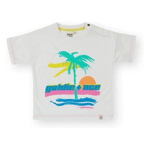 Goldie + Ace - Camiseta Palm | Marfil