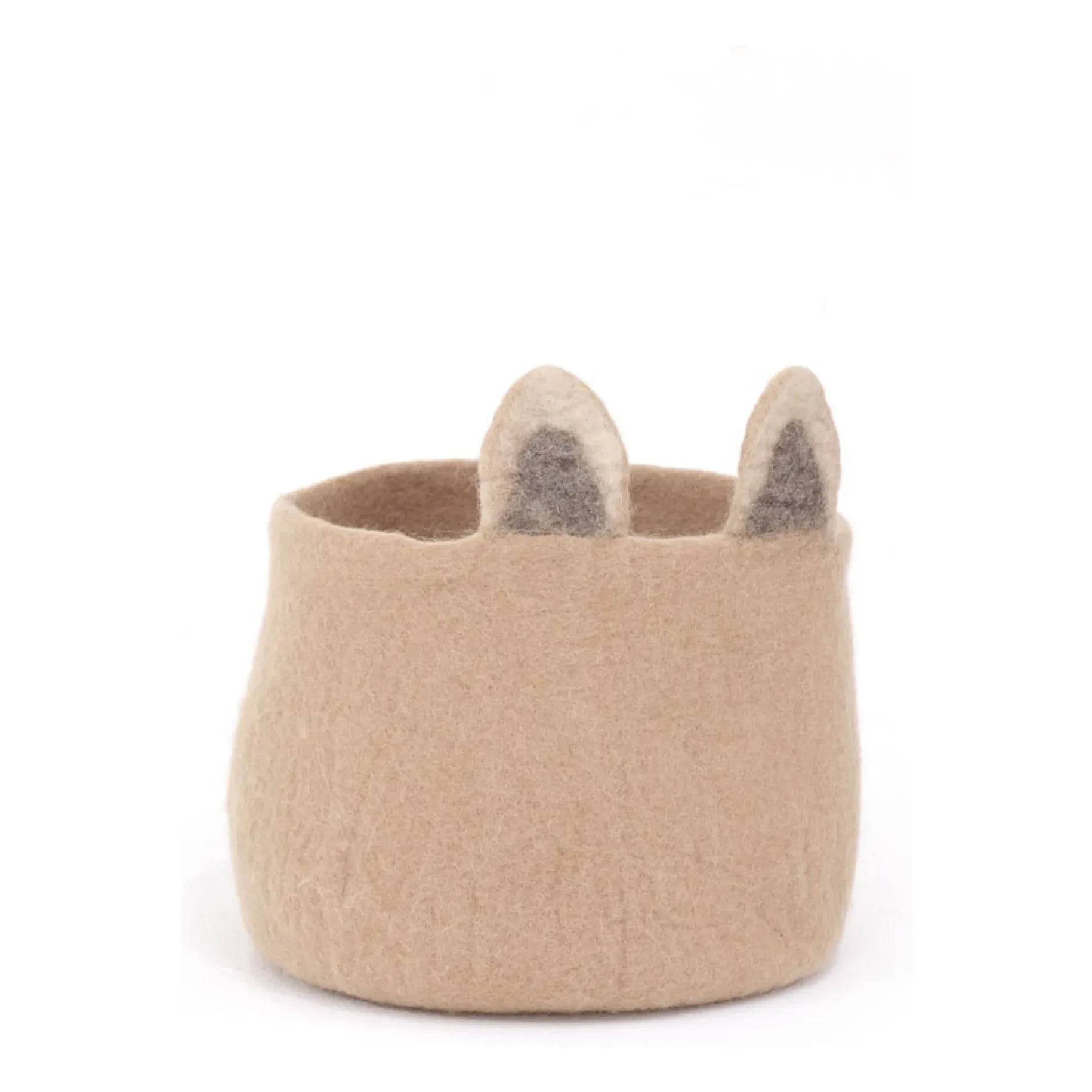 Cesta de fieltro Foxy Muskhane | Beige