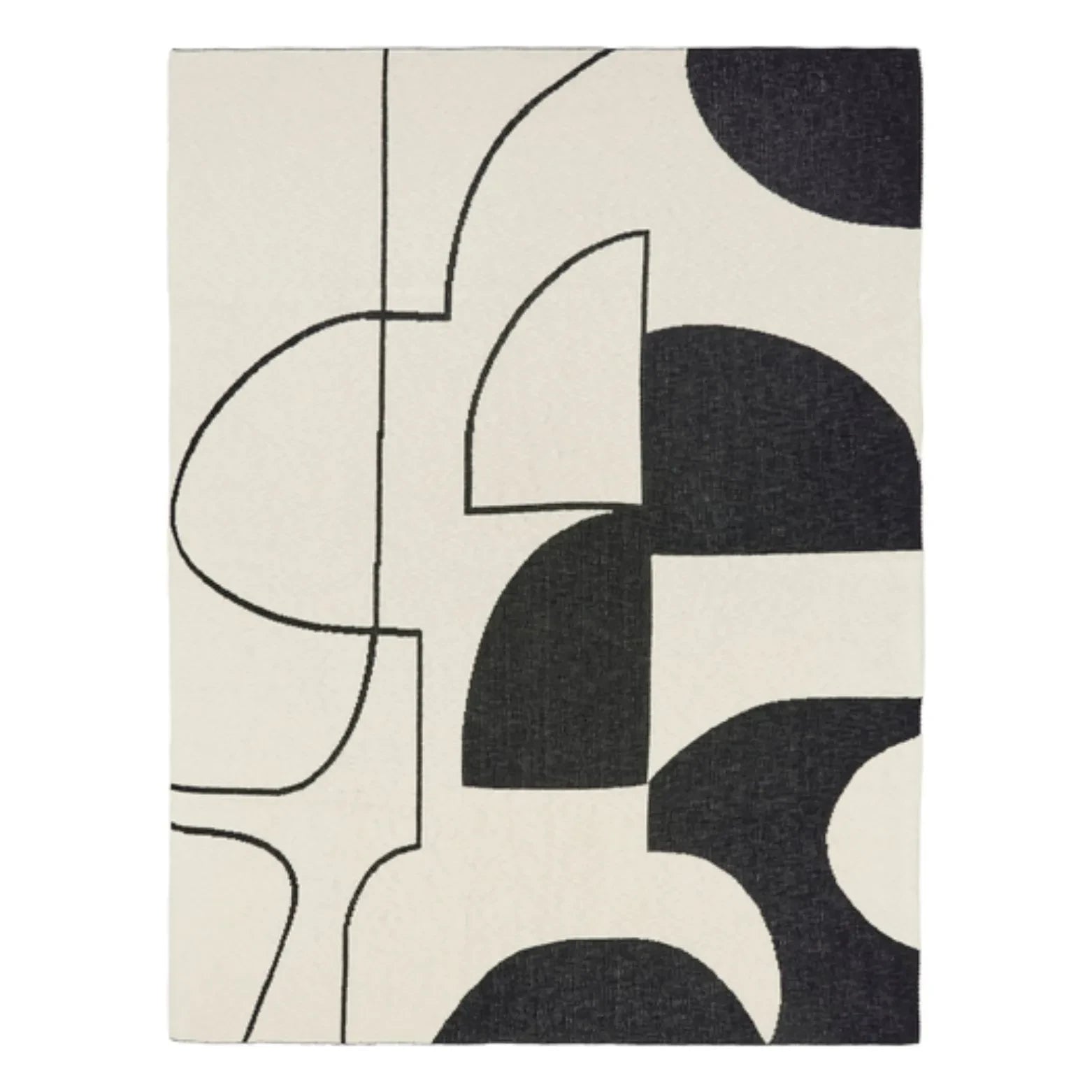 Broste Copenhagen - Manta de algodón Maren | Negro