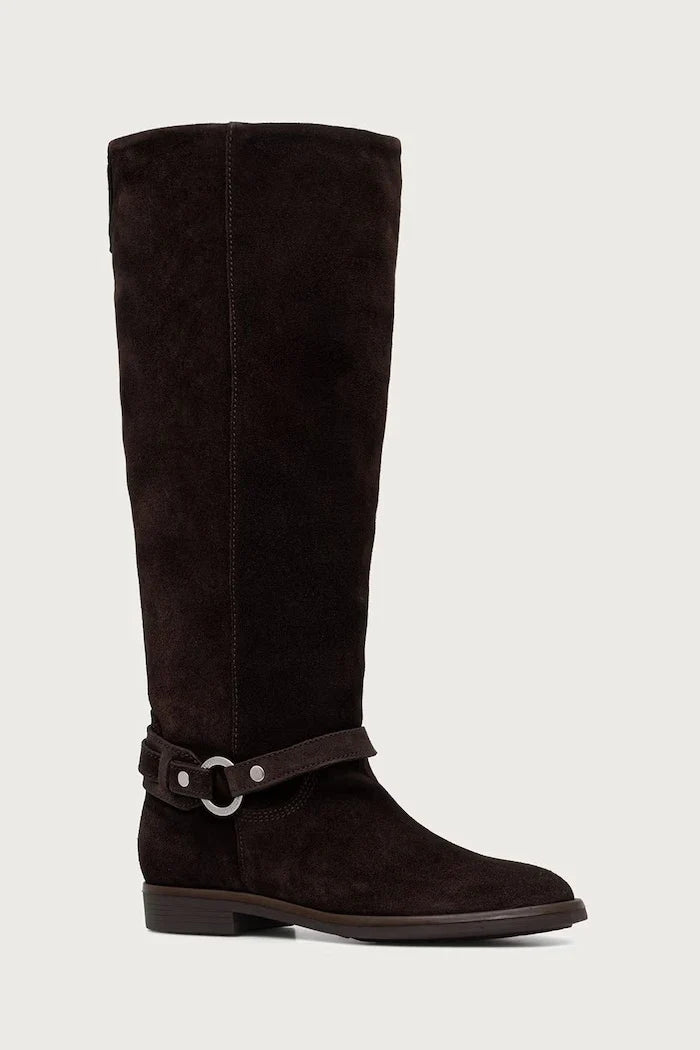 Botas de ante de mujer hasta la rodilla Wendy 2