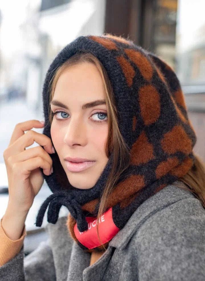 K'puche - Sudadera con capucha de alpaca Kyry | Marrón
