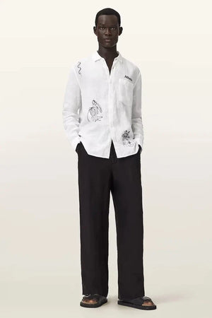 Camisa de lino para hombre AllSaints TERROR