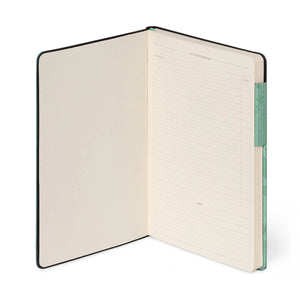 Legami - Cuaderno a rayas con funda suave monocromática - Jardín Botánico - Mi Cuaderno