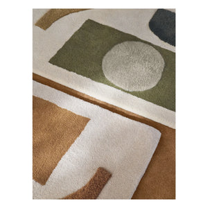 Ferm Living Kids - Alfombra Block | Oliva