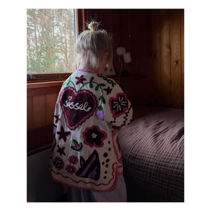 SISSEL EDELBO - Chaqueta bordada Maggie - Colección infantil | Crudo