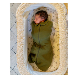 Tante Reine - Saco de dormir arrullo de algodón orgánico | Caqui
